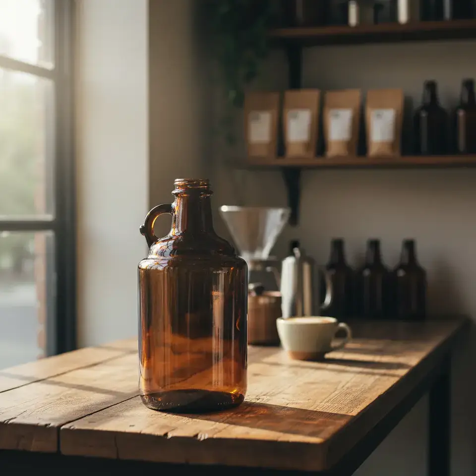 6 Growler 1 Litro + Tapa incluida 5