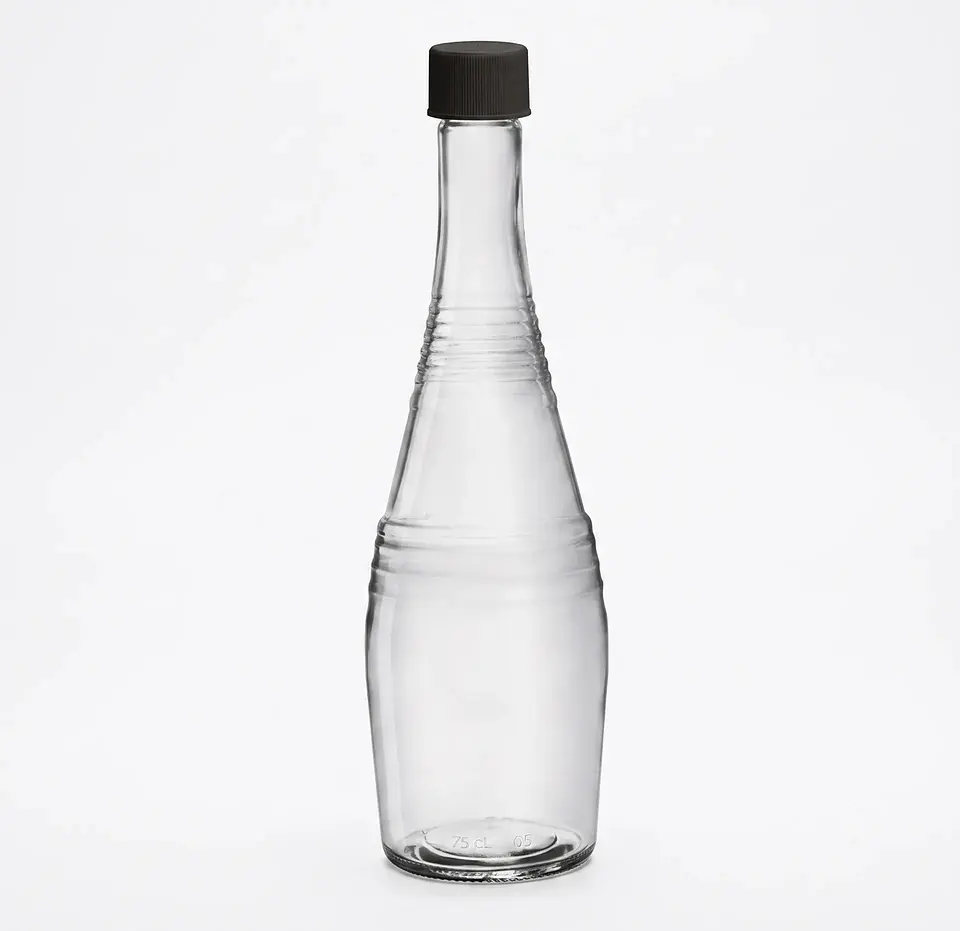 12 Botellas Vidrio 750cc Aranda + Tapa Plastica 3