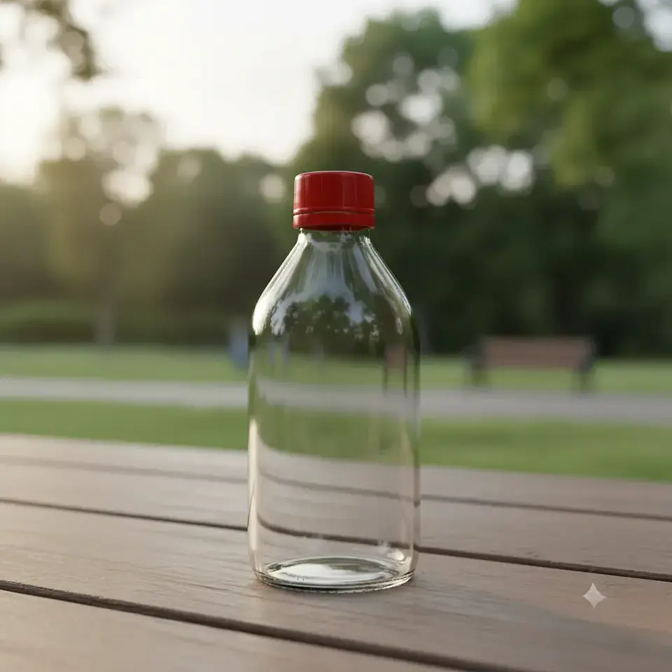 12 Botella Vidrio 290cc + Tapa Plástica  8