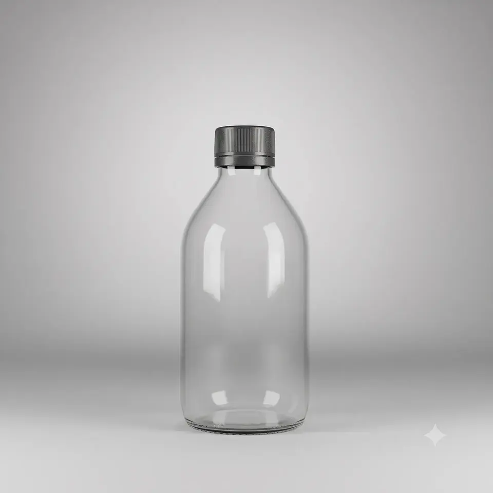 12 Botella Vidrio 290cc + Tapa Plástica  9
