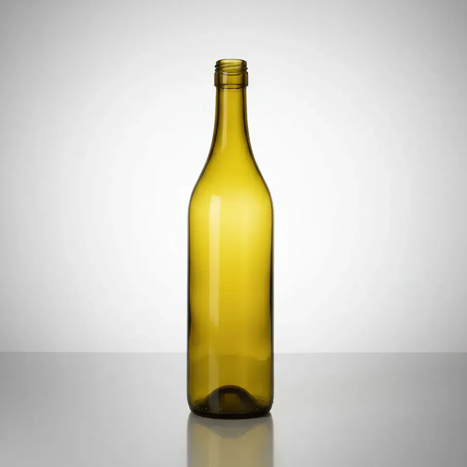 12 Botellas De Vidrio Vermouth 900cc+tapa Plastica 1