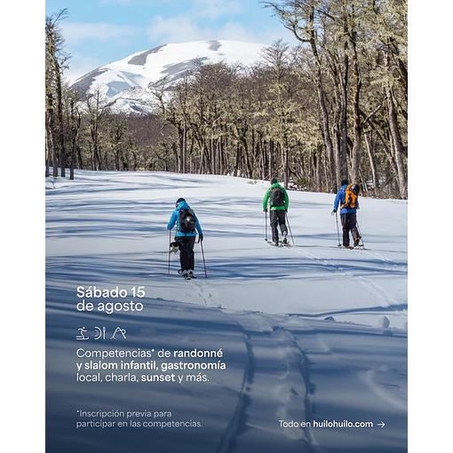 Acceso Competencia Adultos Esquí Randonné - Festival de Invierno en la Montaña 2026