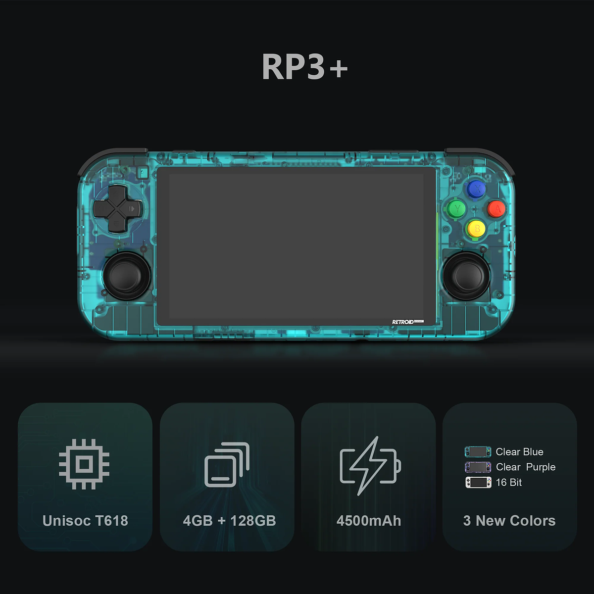 Multi Consola Retroid Pocket 3 +Plus + Estuche + Accesorios