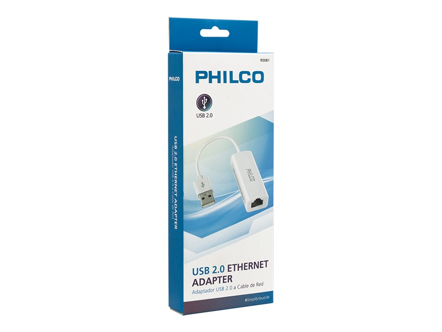 Adaptador Lan USB 2.0 Ethernet Rj45 Philco 2