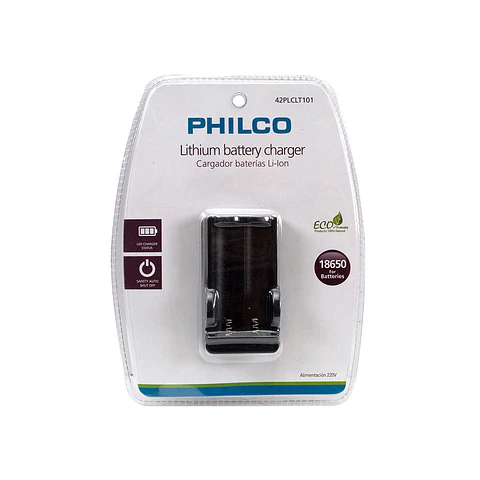 Cargador Doble Baterias Litio 18650