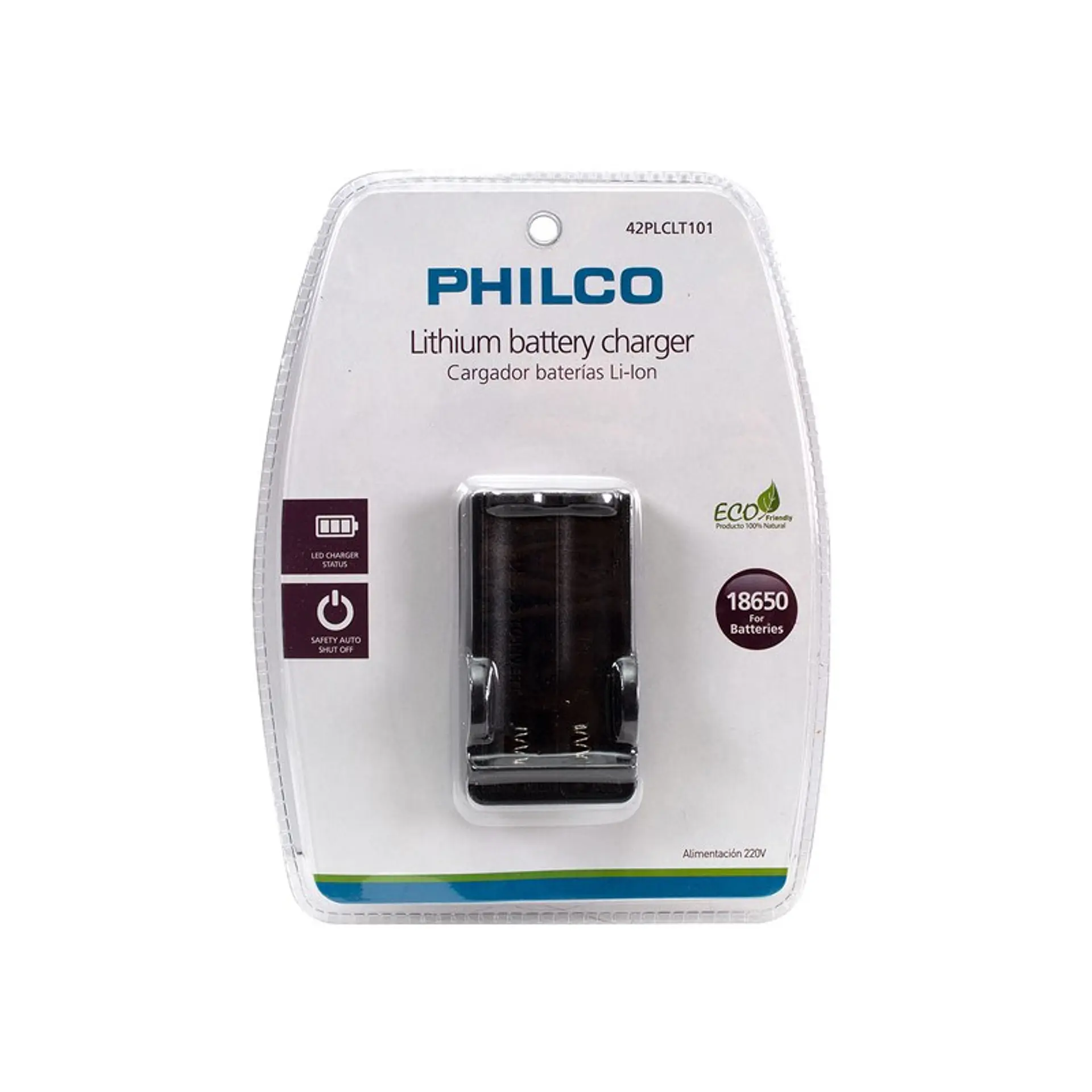 Cargador Doble Baterias Litio 18650 2