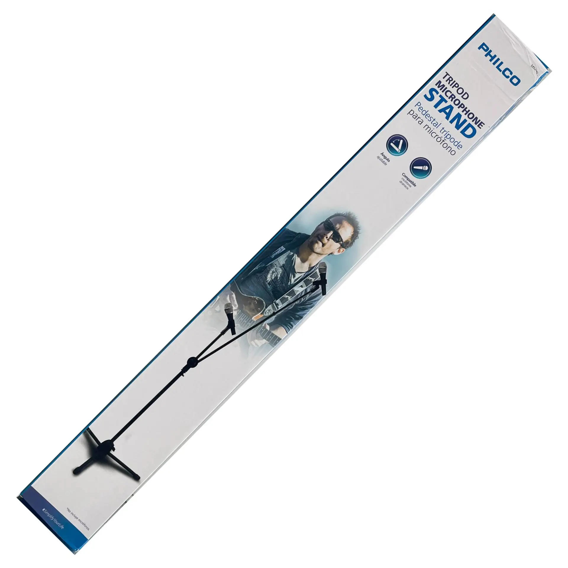 Atril Para Microfono con Boom Metalico Philco 2