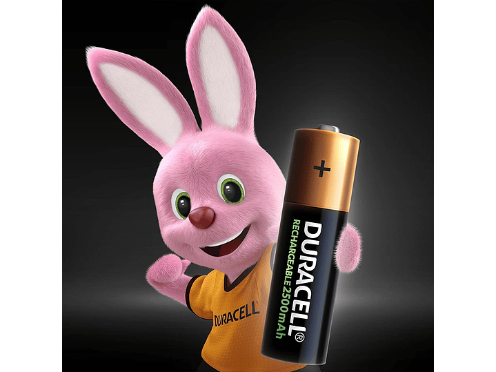 Pack 4 Pilas AAA Recargables Duracell 900mAh 2