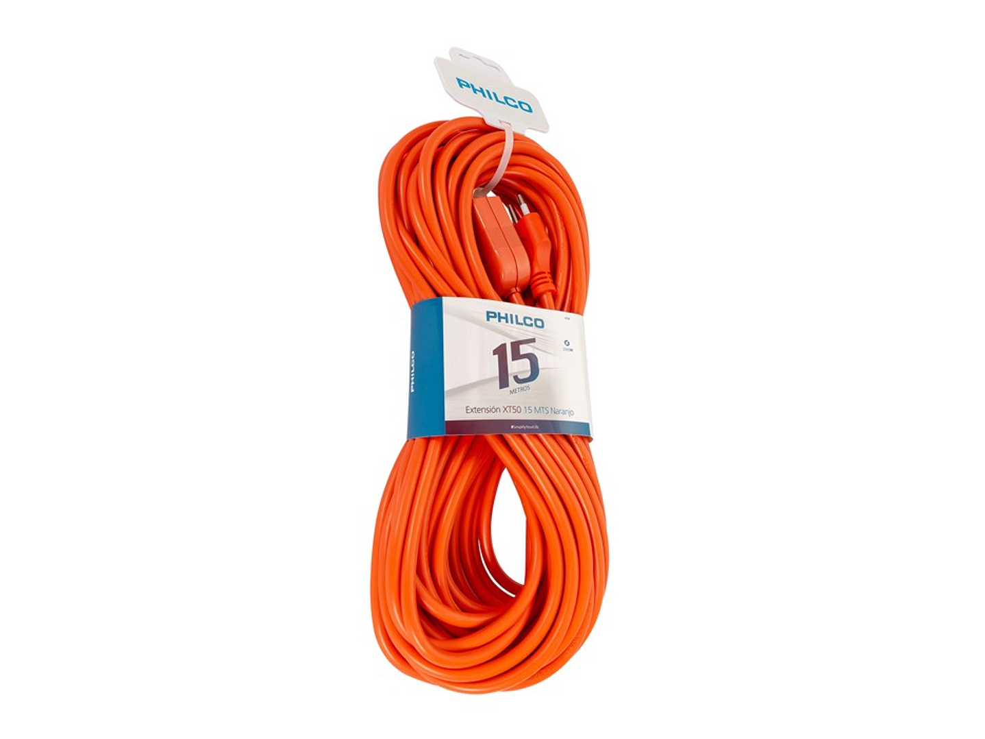 Alargador Extension Electrica 15 mts Philco 1