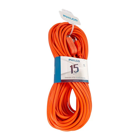 Alargador Extension Electrica 15 mts Philco