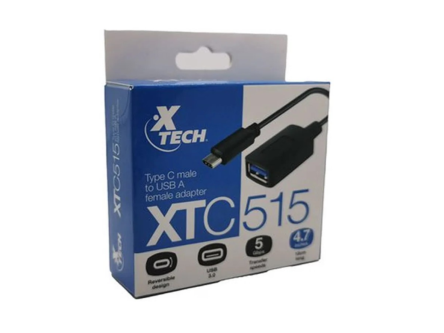Adaptador Cable USB Tipo-C a USB 3.0 Xtech 3