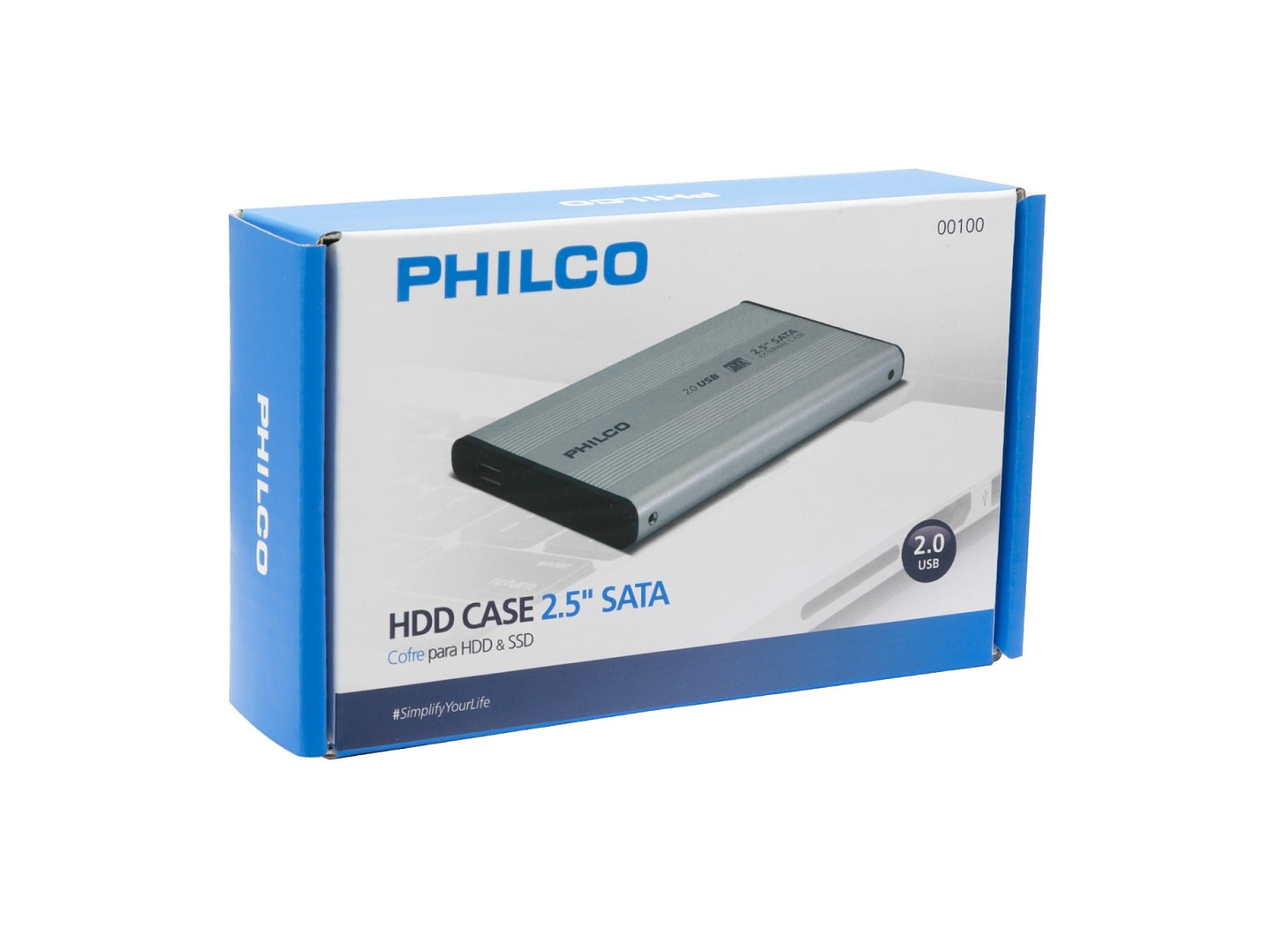 Case Cofre Disco Duro Philco 2.5 Hdd Usb 2.0 2