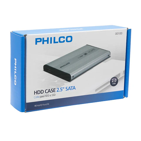 Case Cofre Disco Duro Philco 2.5 Hdd Usb 2.0