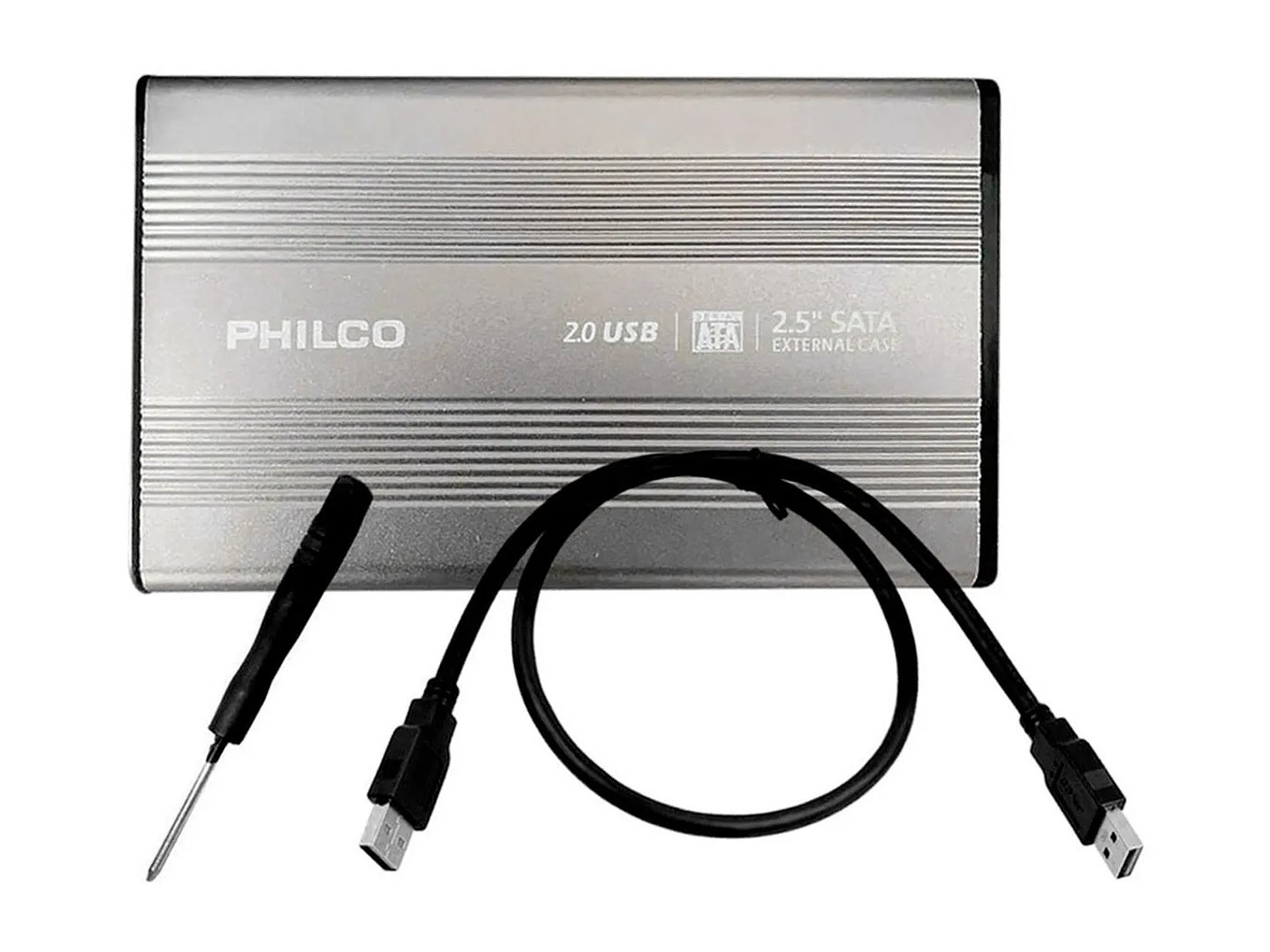 Case Cofre Disco Duro Philco 2.5 Hdd Usb 2.0 3