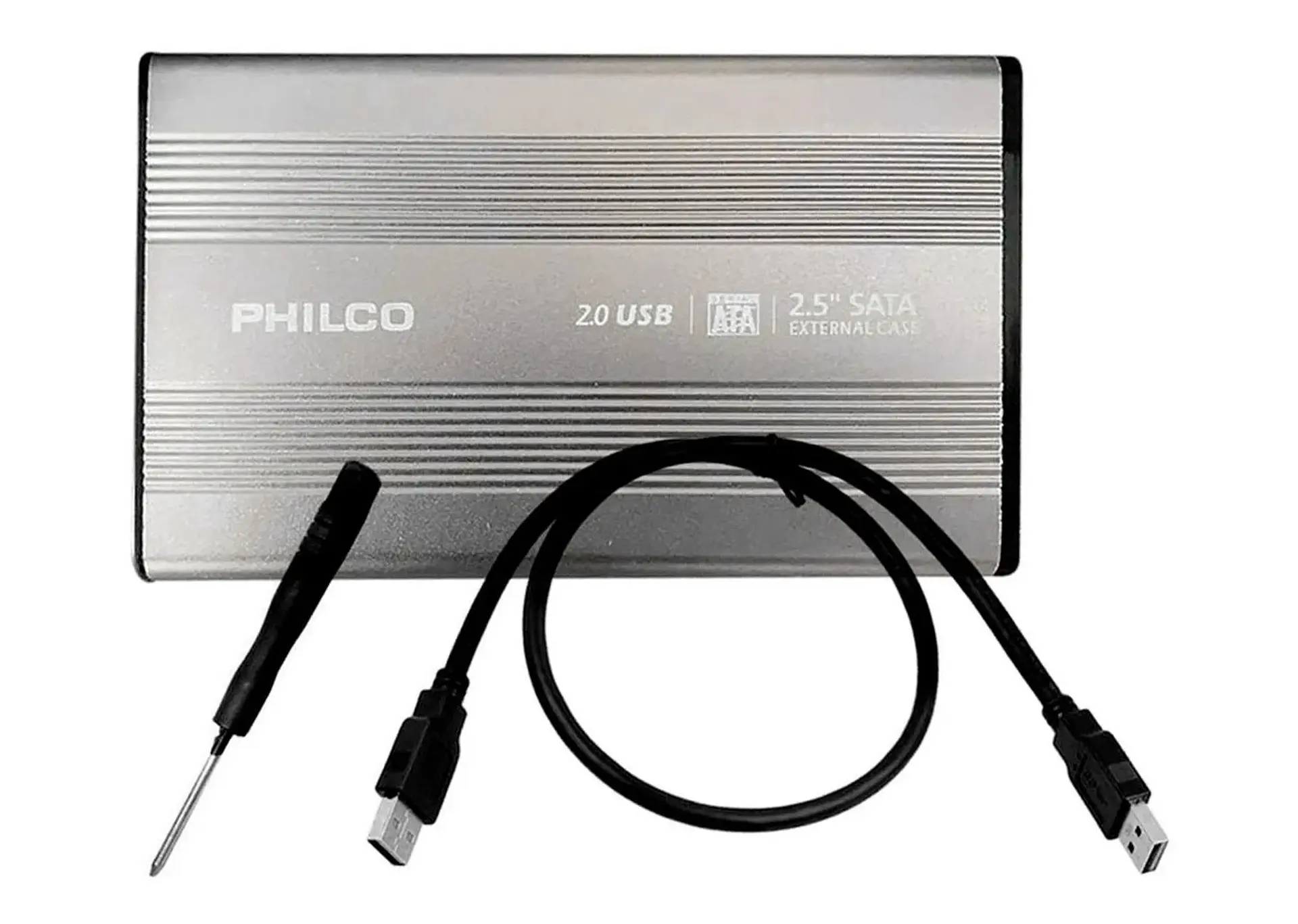 Case Cofre Disco Duro Philco 2.5 Hdd Usb 2.0 3