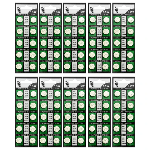 Pack 200 Pilas Ag13 Lr44 Alkaline Battery