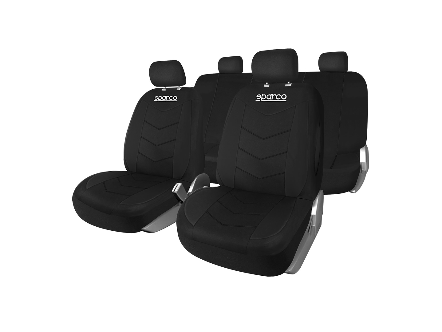 Fundas Cubre Asiento Sparco Poliester Negro 431BK 1
