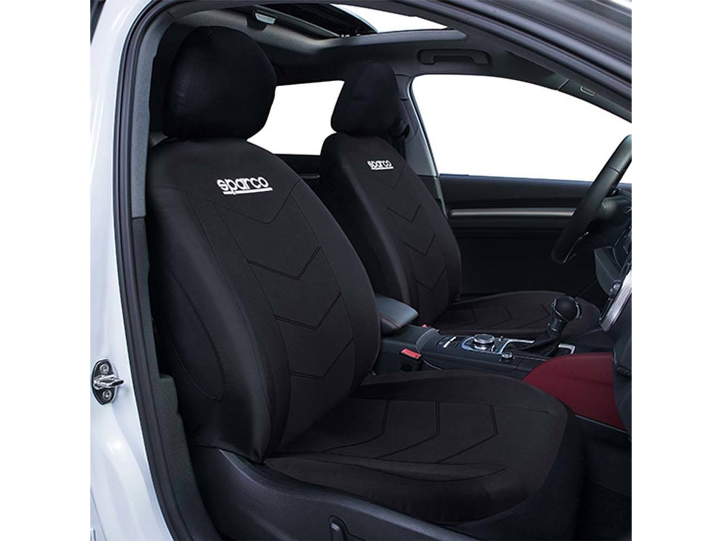 Fundas Cubre Asiento Sparco Poliester Negro 431BK 2