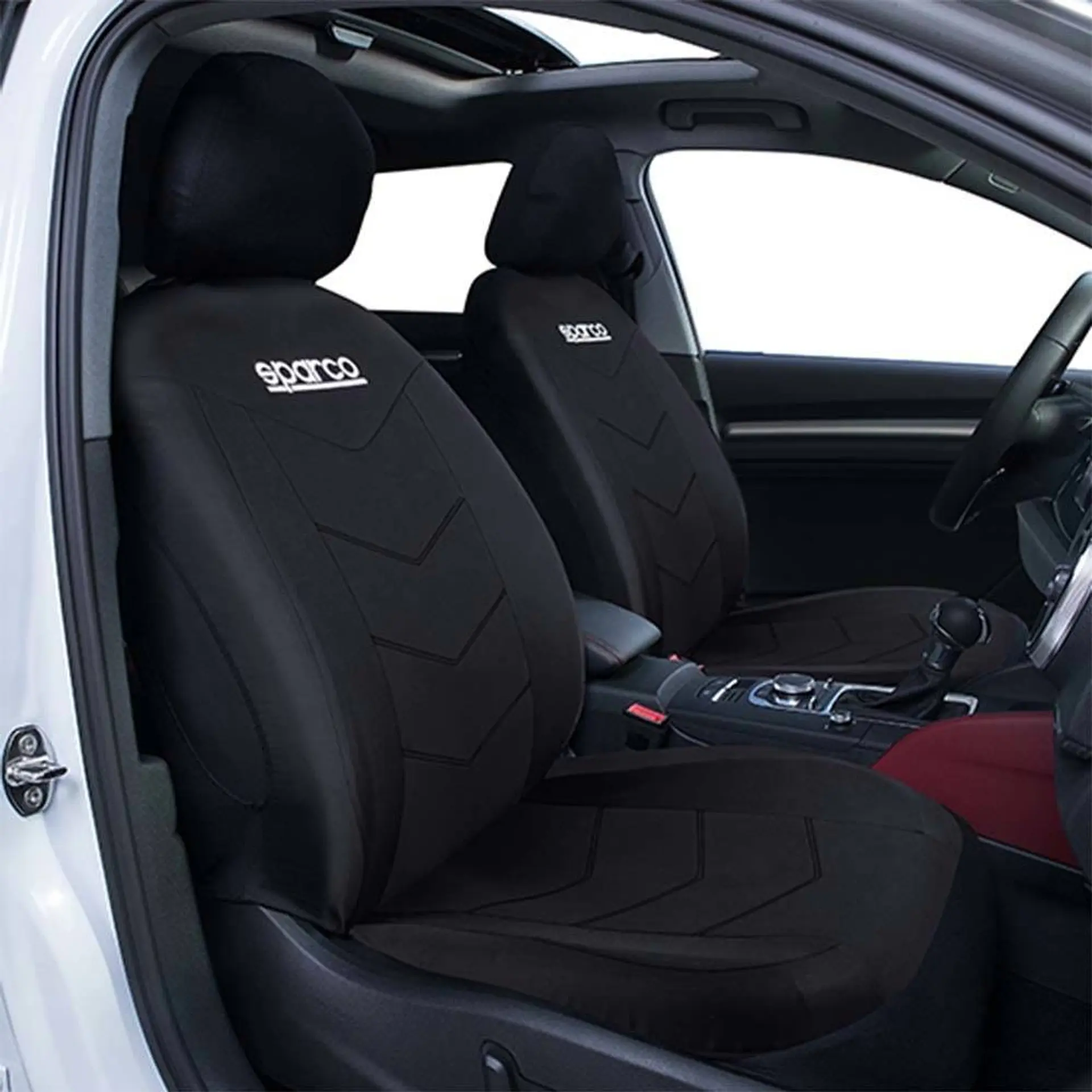 Fundas Cubre Asiento Sparco Poliester Negro 431BK 2
