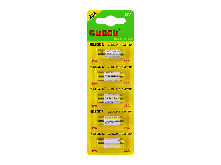 Pack 5 pilas 23A Alkaline Battery 12v 1