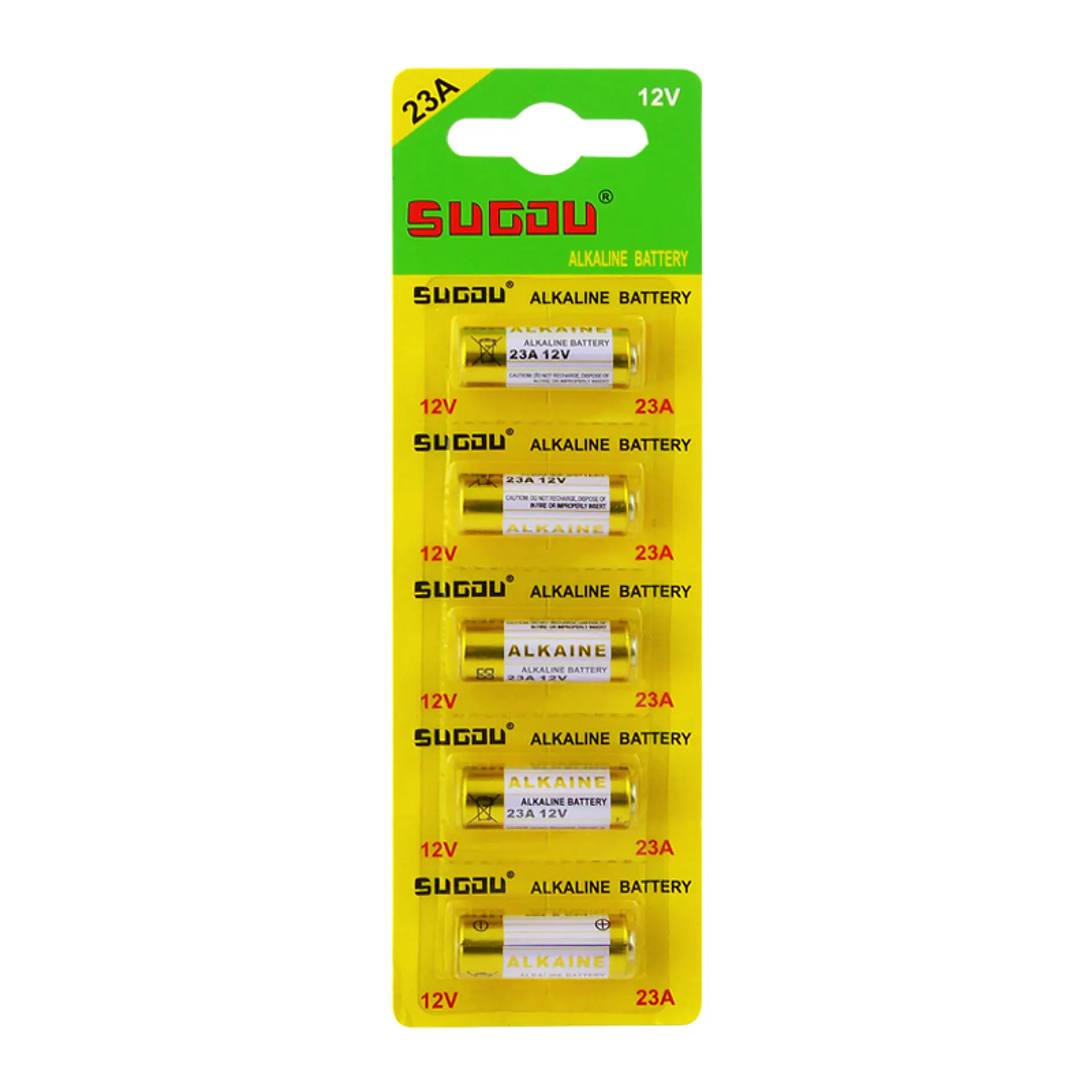 Pack 5 pilas 23A Alkaline Battery 12v 1