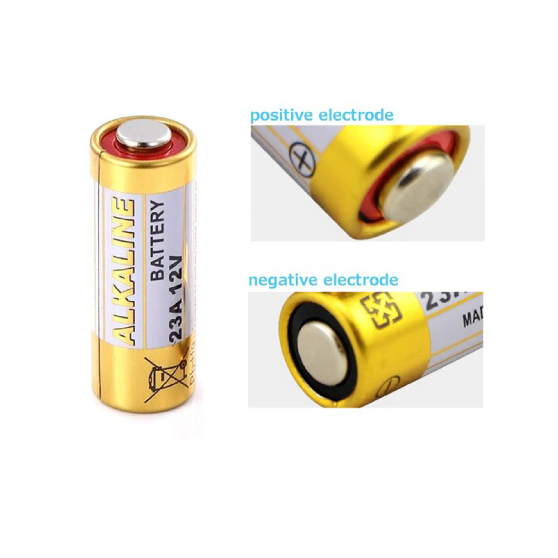 Pack 5 pilas 23A Alkaline Battery 12v 3