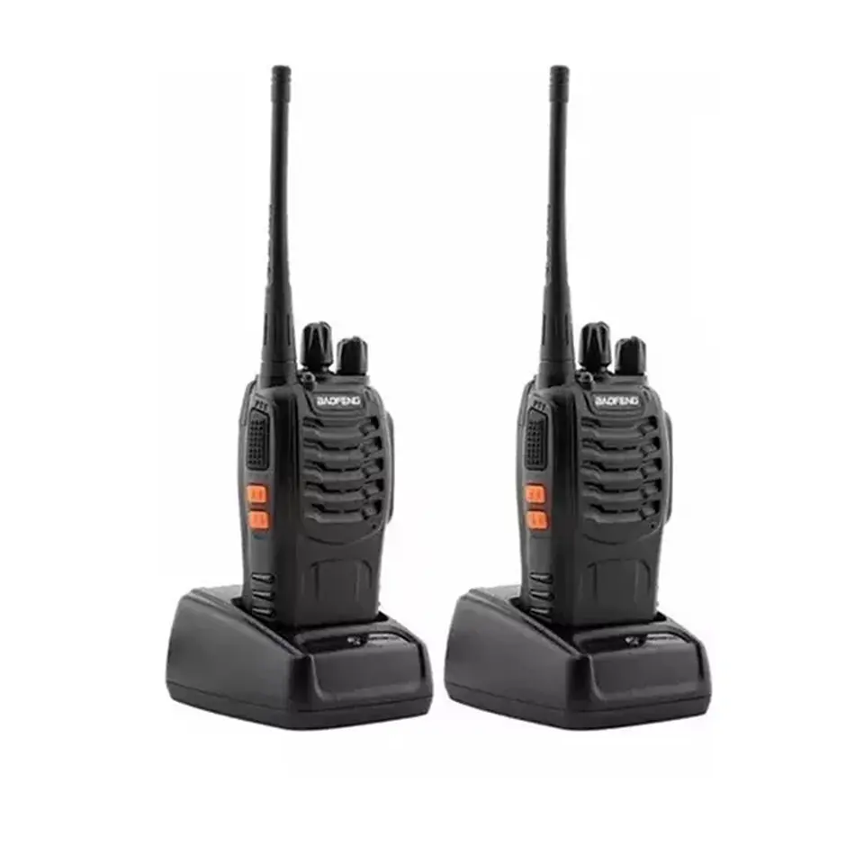 Pack 2 Radio Transmisor 2 Vías Baofeng Bf-888s Negro 1