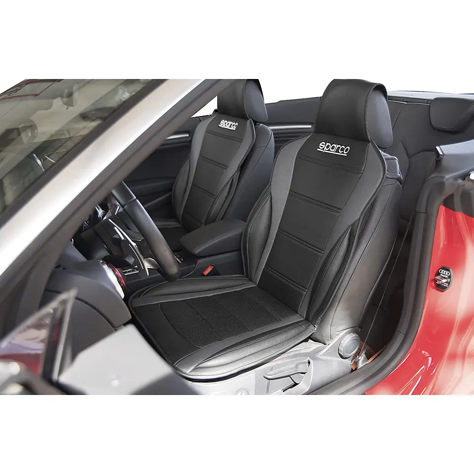 Funda Cubre Asiento Individual Gris Sparco 907GR 2