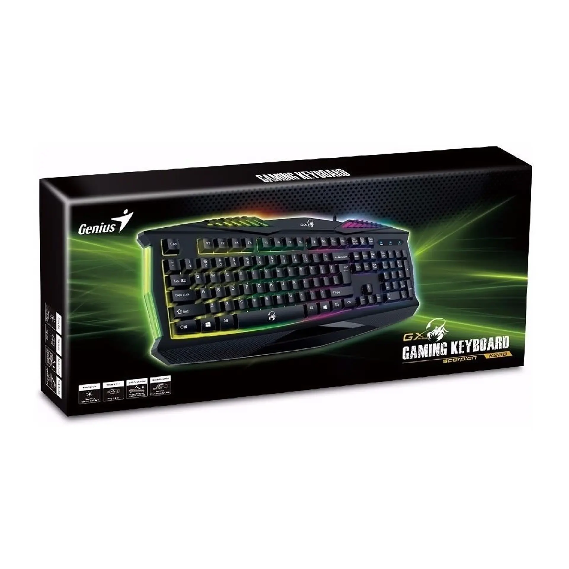 Teclado Gamer Genius Scorpion K220 Usb 2