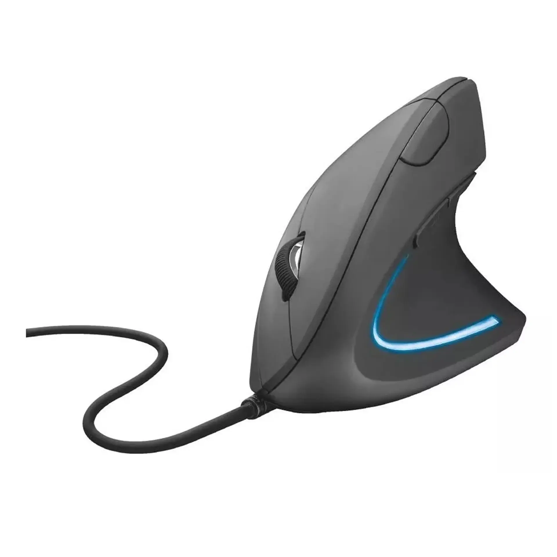 Mouse Vertical Ergonómico Alámbrico Trust Verto Negro 4