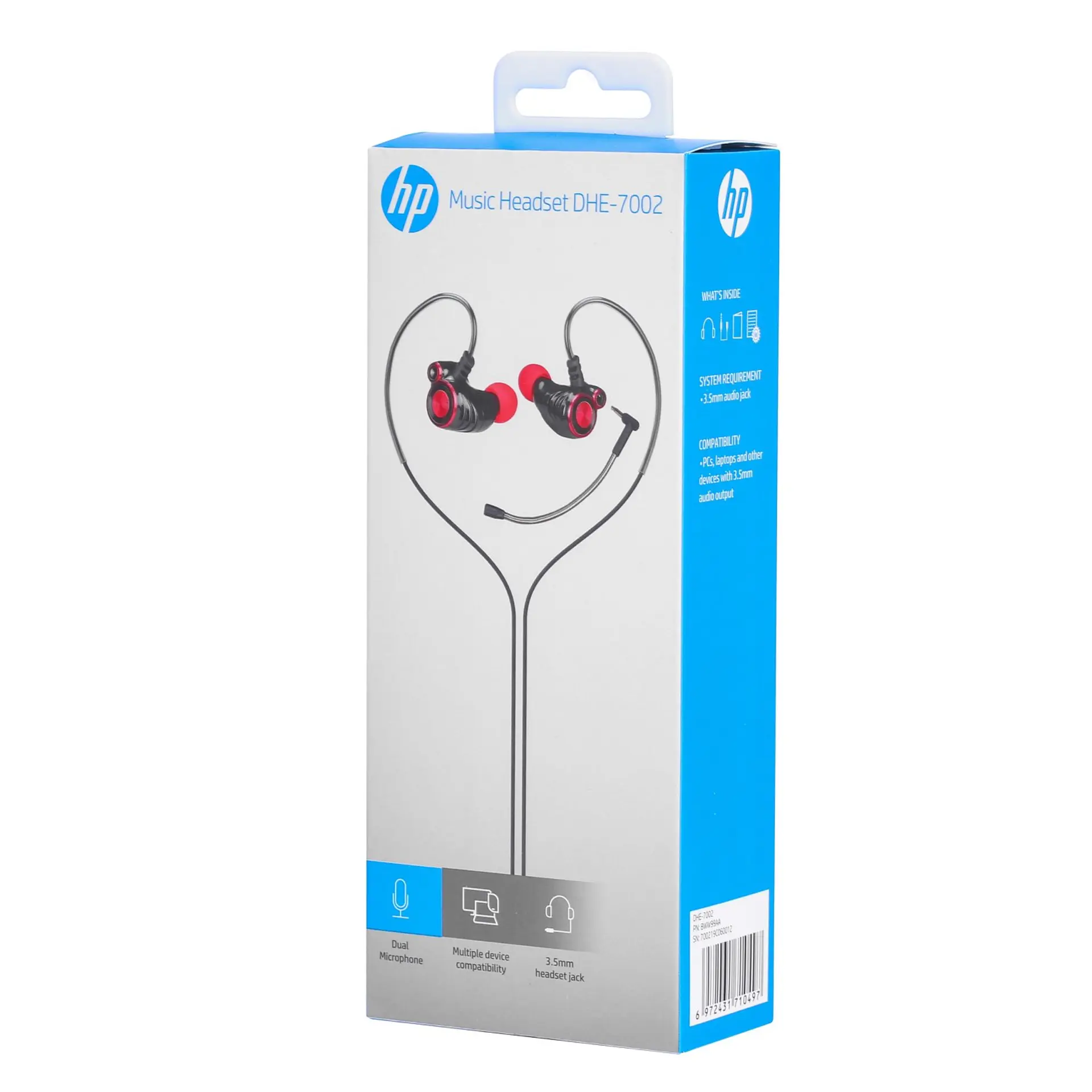 Audifono Gamer Hp In Ear Dhe-7002 Mic 3