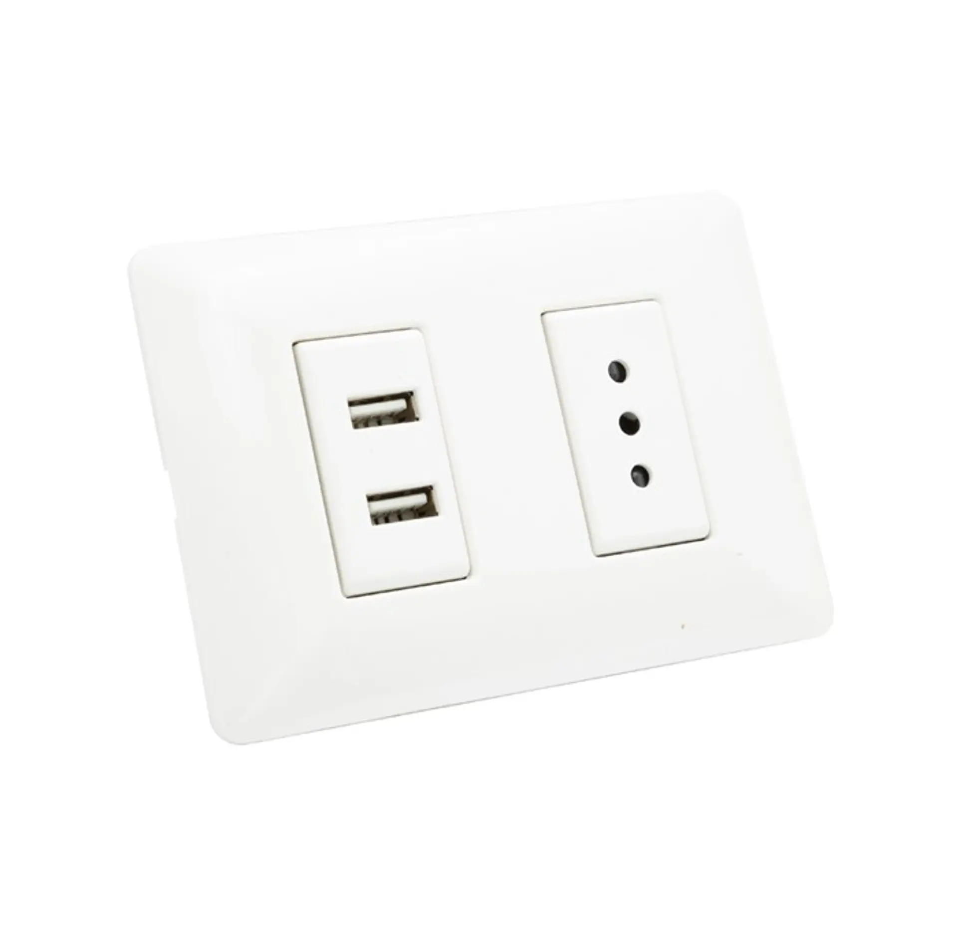 Enchufe Tomacorriente Simple con 2 USB Philco 1