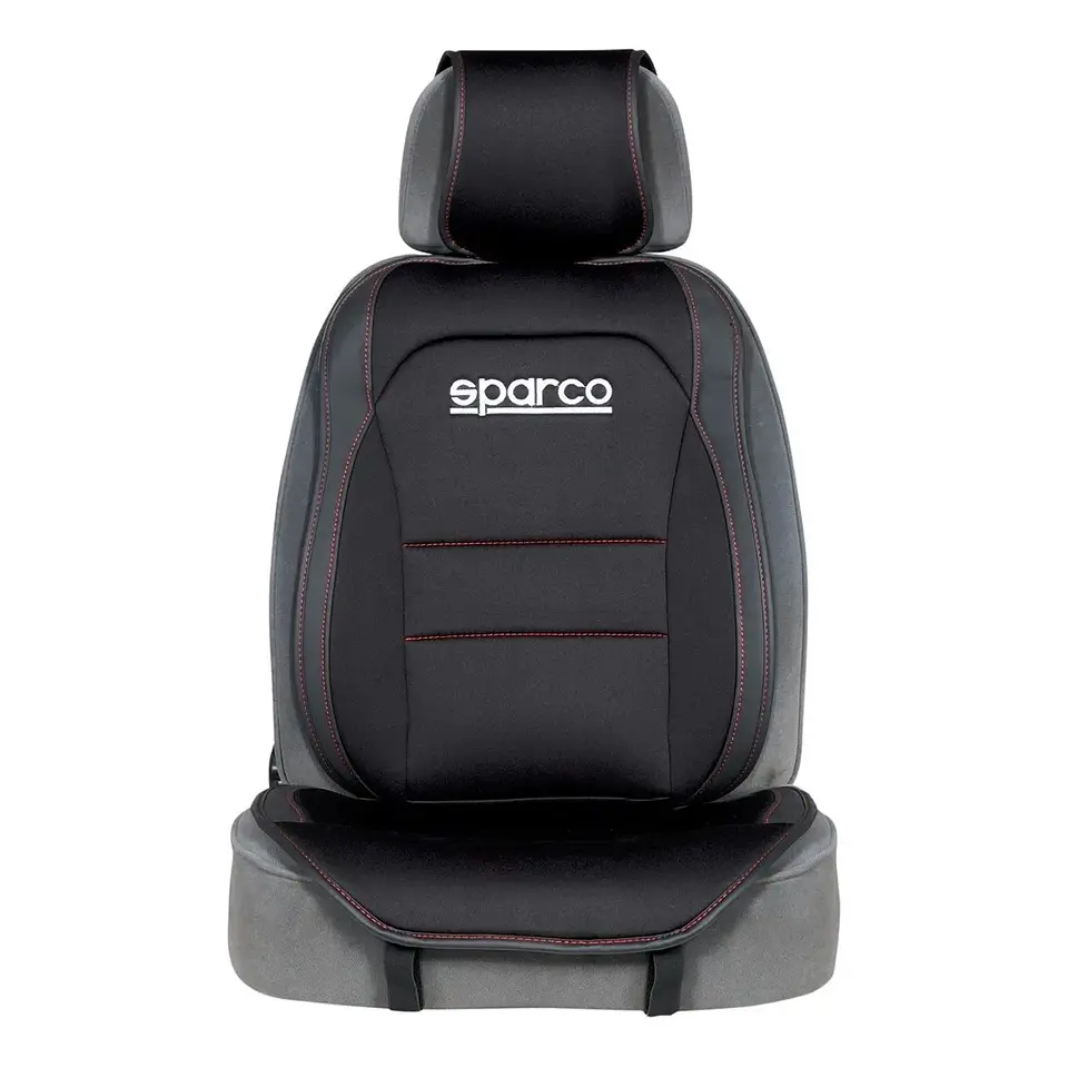 Funda Cubre Asiento Individual Negro Sparco 424BKR 2