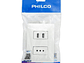Enchufe Tomacorriente Simple con 2 USB Philco - Miniatura 4