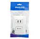 Enchufe Tomacorriente Simple con 2 USB Philco - Miniatura 4