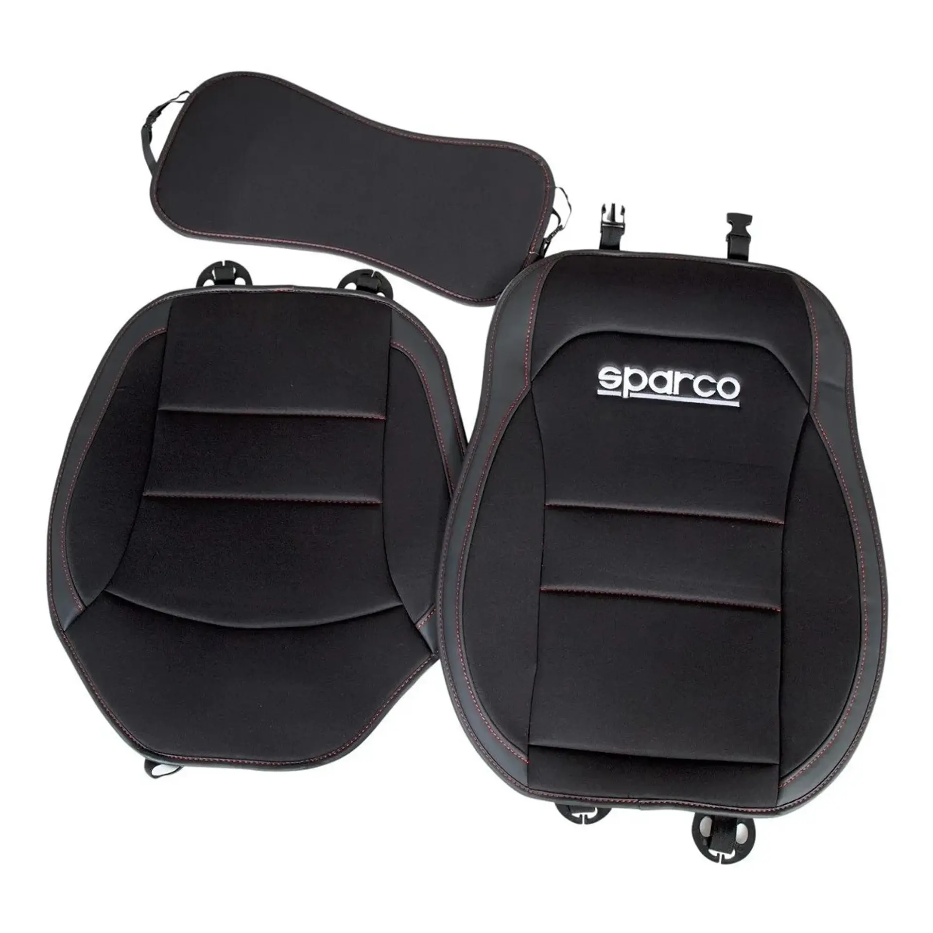 Funda Cubre Asiento Individual Negro Sparco 424BKR 3