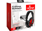 Audifonos Gamer Honk Multimedia Rojo 3.5mm - Miniatura 2