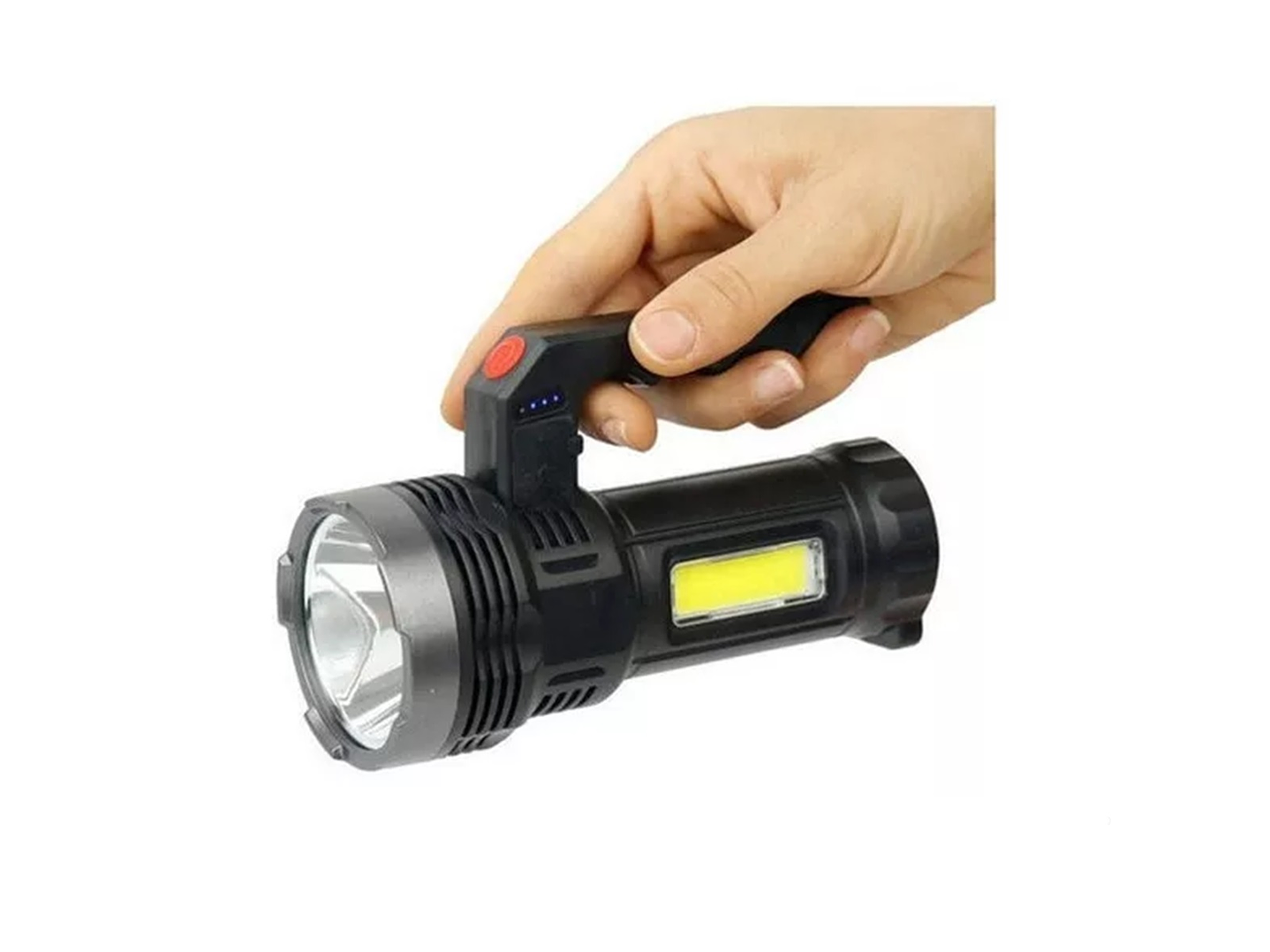 Linterna de Mano Led Recargable Solar Usb 828 3