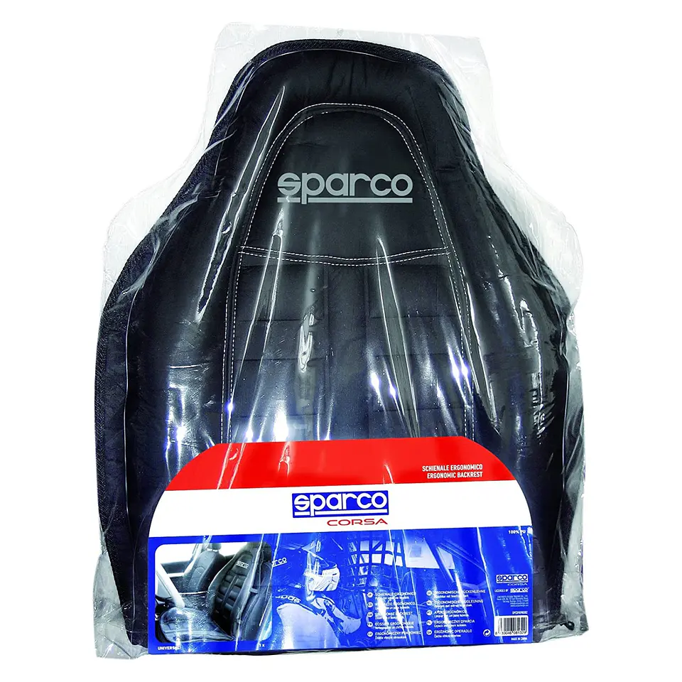 Funda Cubre Asiento Individual Negro Sparco OPC 3