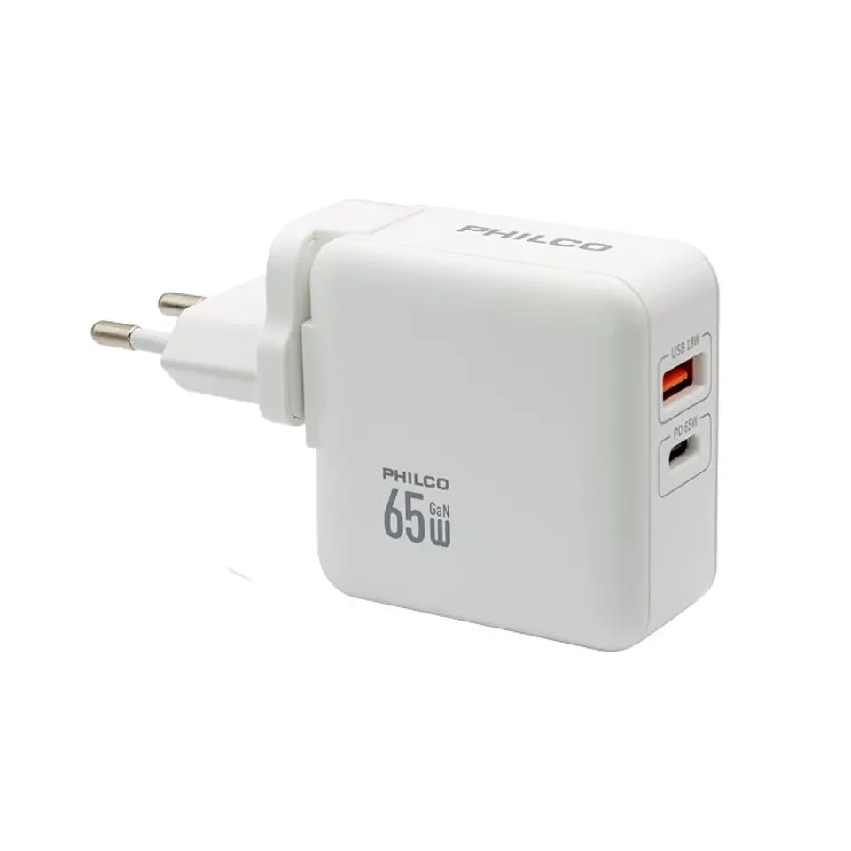 Cargador Super Rapido Philco 60W PD 1