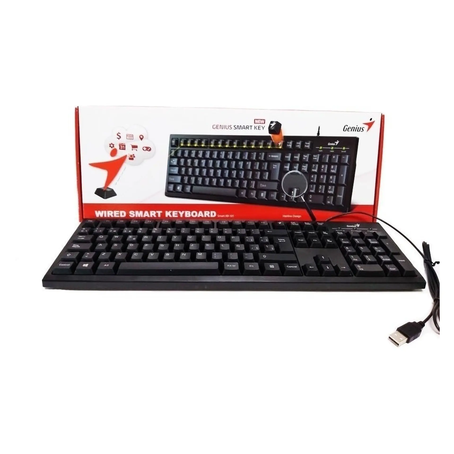 Teclado Genuis Smart KB-101 Alambrico Usb 6