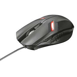 Mouse Gamer Trust Ziva 2000dpi Iluminado