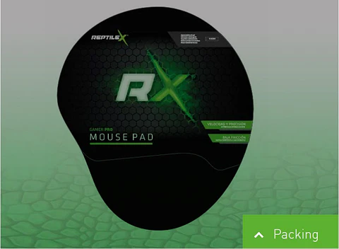Mouse Pad Gamer Pro Gel Reptilex RX0055
