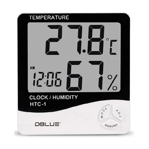 Reloj digital Dblue Termohigrometro Humedad DBMTH03