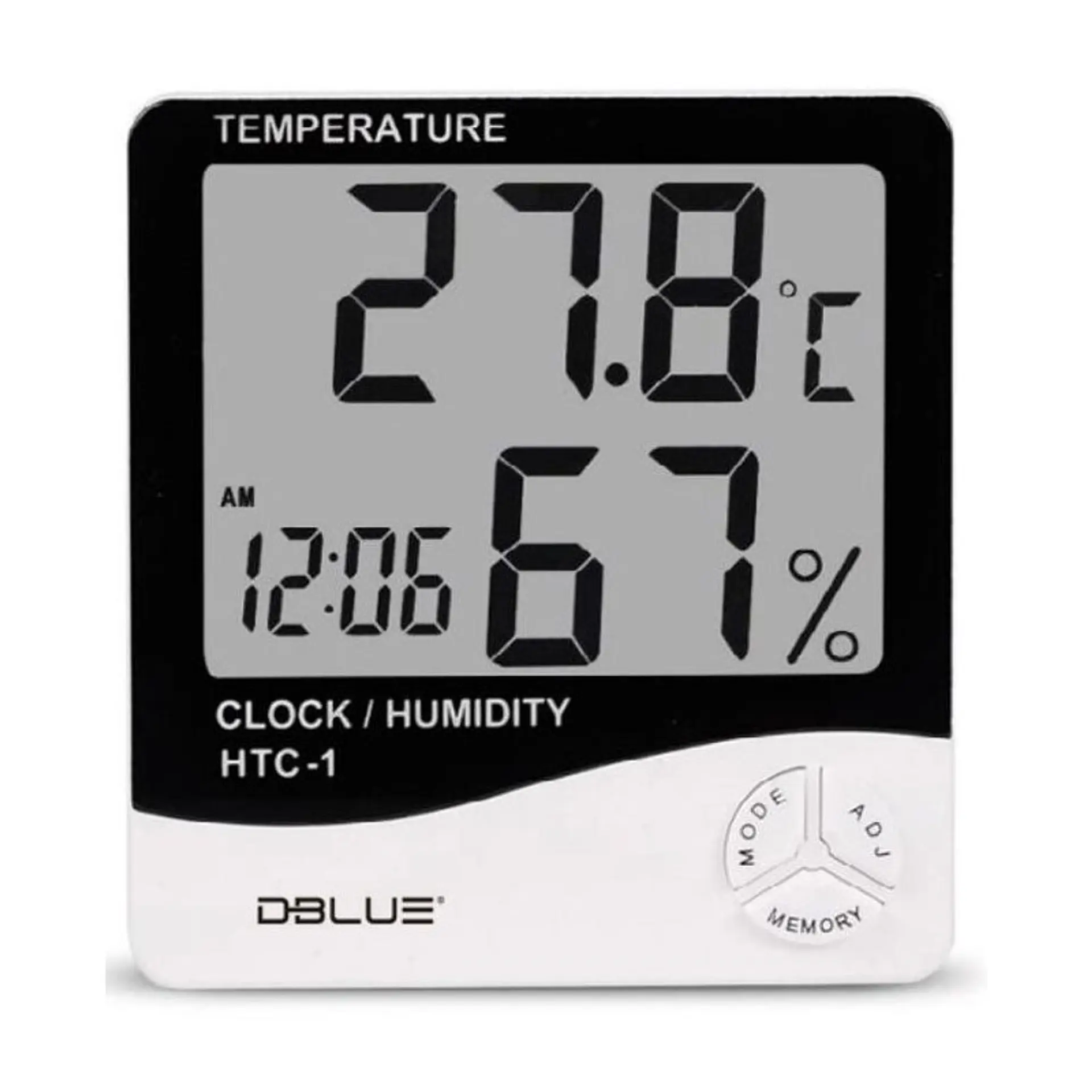 Reloj digital Dblue Termohigrometro Humedad DBMTH03 1