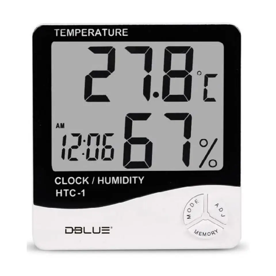 Reloj digital Dblue Termohigrometro Humedad DBMTH03 1