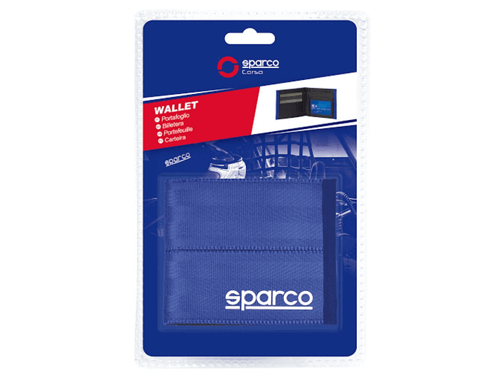 Billetera Cartera Porta Documentos Sparco Azul 2
