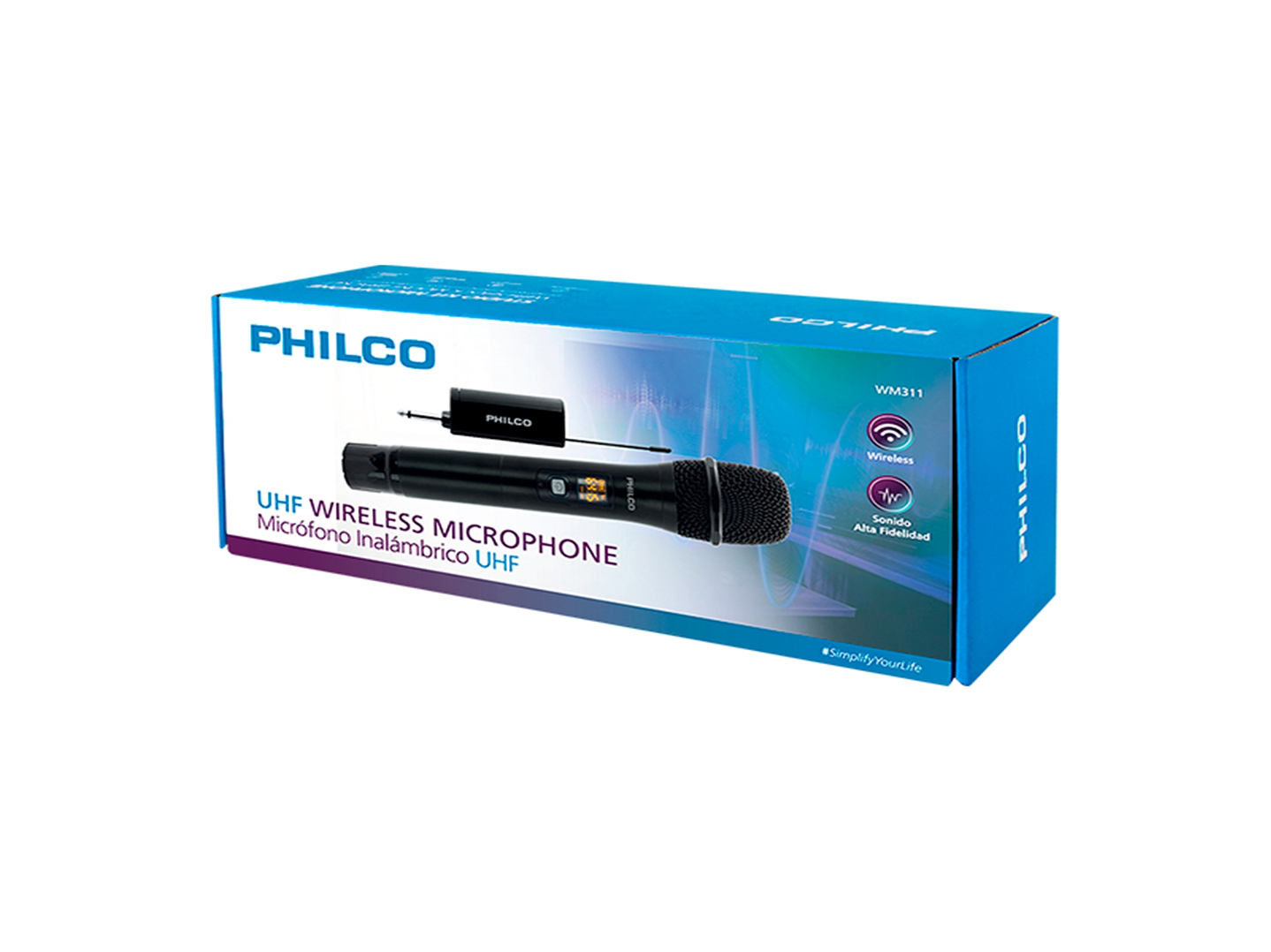 Micrófono Inalámbrico Philco UHF WM311 3