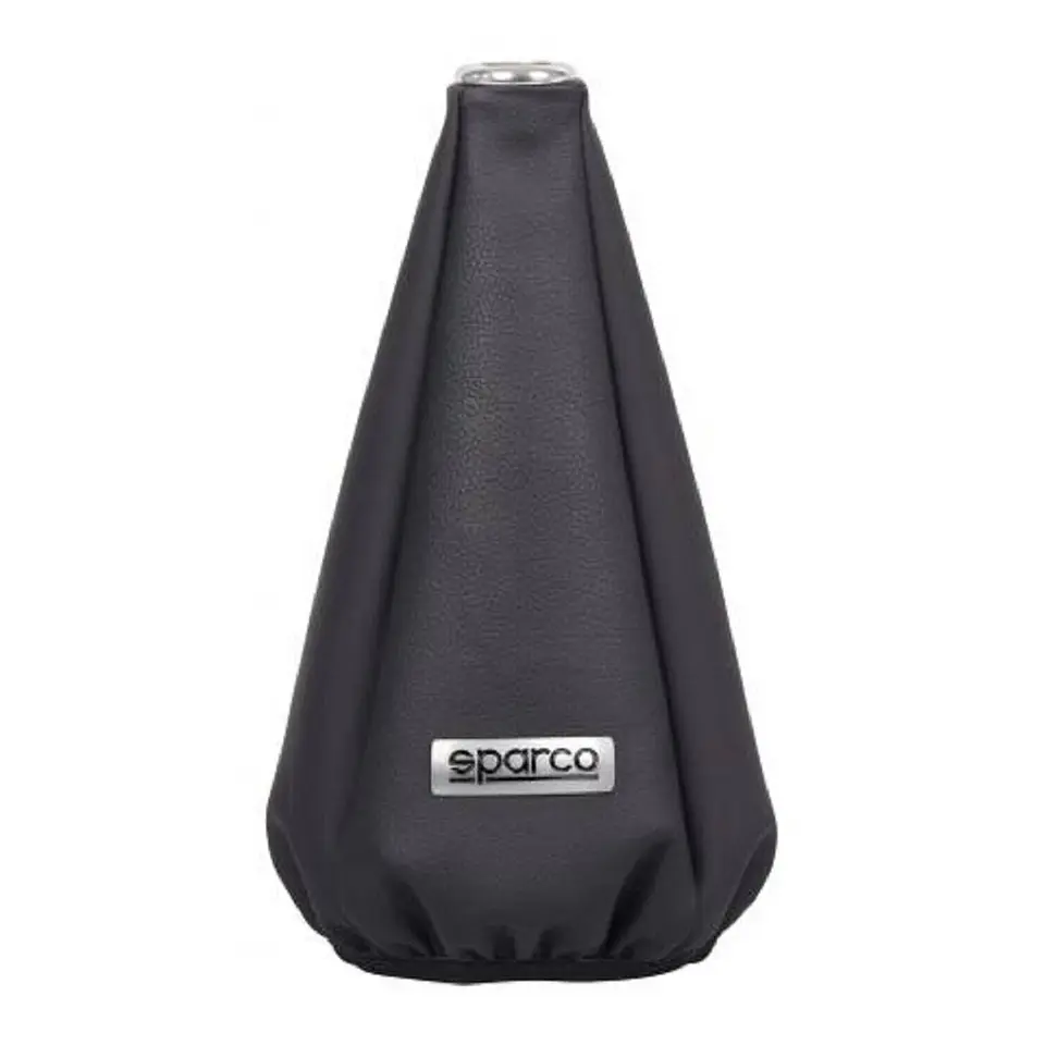 Cubre Palanca Auto Ecocuero Sparco Negro Spg106Bk 1