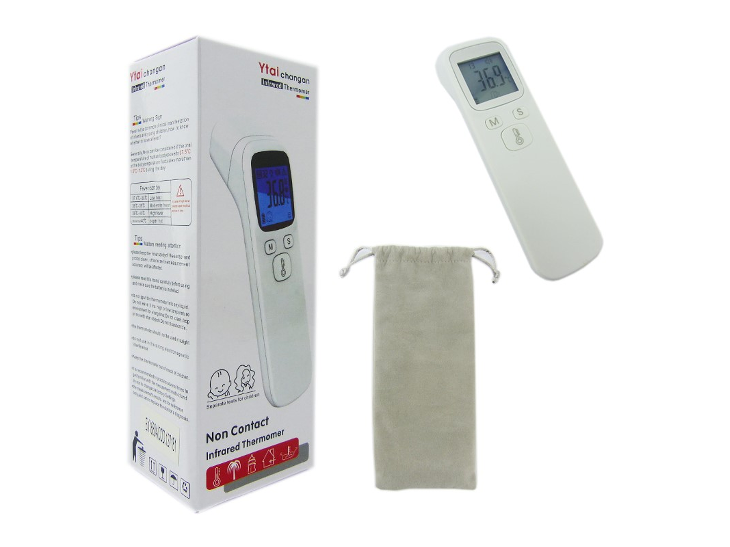 Termometro Infrarrojo Sin Contacto Ytai Slim 4